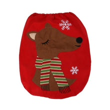 Load image into Gallery viewer, Christmas Toilet Seat Cover Lid Snowman Santa Claus Christmas Decoration For Home Single Toilet Cover Bathroom Products