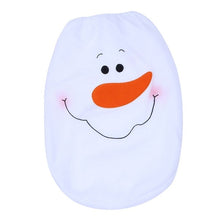 Load image into Gallery viewer, Christmas Toilet Seat Cover Lid Snowman Santa Claus Christmas Decoration For Home Single Toilet Cover Bathroom Products