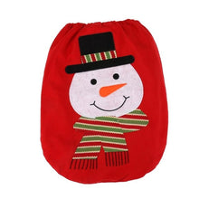 Load image into Gallery viewer, Christmas Toilet Seat Cover Lid Snowman Santa Claus Christmas Decoration For Home Single Toilet Cover Bathroom Products