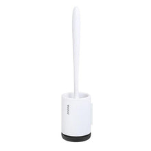 Load image into Gallery viewer, Long Handle Toilet Brush with Base Household Bathroom Rubber Head Cleaning Brush Toilet Wall Hanging Floor Cleaning Tools