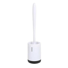 Load image into Gallery viewer, Long Handle Toilet Brush with Base Household Bathroom Rubber Head Cleaning Brush Toilet Wall Hanging Floor Cleaning Tools